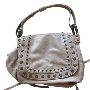 Steve Madden shoulder bag in coffee color with rivets